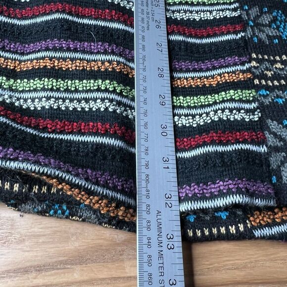 Carmen Patchwork Tapestry Coat Womens Small Boho Art to Wear Made In Brazil - Picture 10 of 12